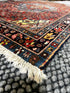 Antique Bijar Persian 3.8x5.6 Red & Blue | Banana Manor Rug Factory Outlet