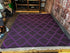 Arabian Nights 8x10 Purple Handwoven Durrie | Banana Manor Rug Factory Outlet