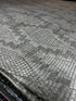 Ariel 5x8 Handwoven Ivory & Grey Jacquard Durrie | Banana Manor Rug Factory Outlet