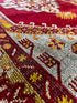 Arzu 3.6x5.9 Turkish Vintage Oushak Red and Grey Rug | Banana Manor Rug Factory Outlet