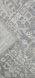 Badi 10x13.9 Hand Knotted Silver Grey Turkish Oushak | Banana Manor Rug Factory Outlet