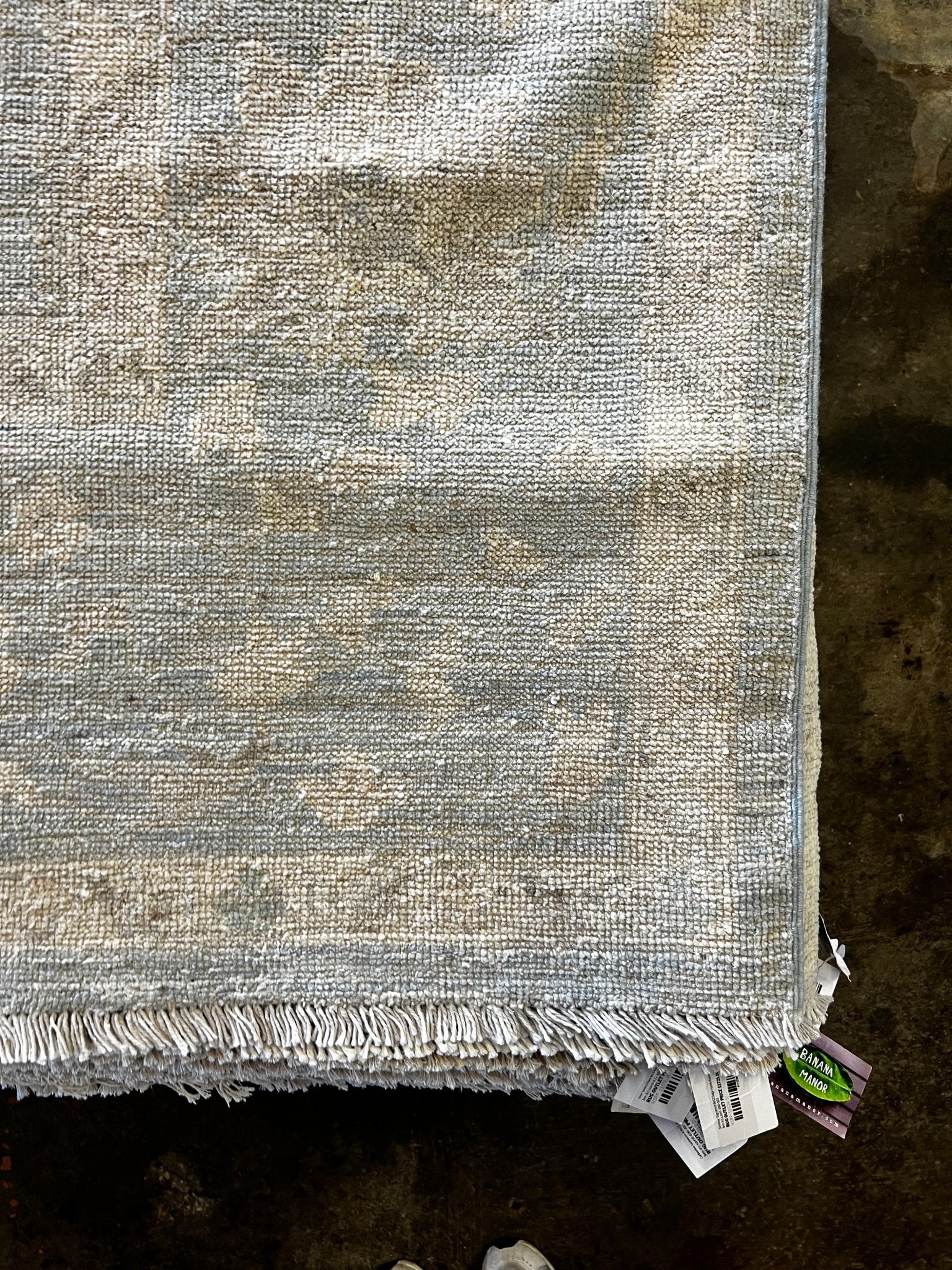 Bahari 9'1"x11'8" Whitewashed Afghani Oushak | Banana Manor Rug Factory Outlet