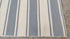 Baja Handwoven Blue and White Striped Wool Durrie Rug 5.6x8 | Banana Manor Rug Company