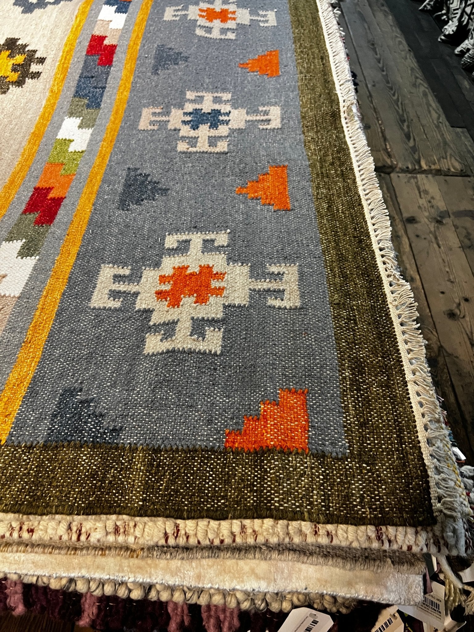 Baroness on Baronne 5x8 Handwoven Multi Kilim | Banana Manor Rug Factory Outlet