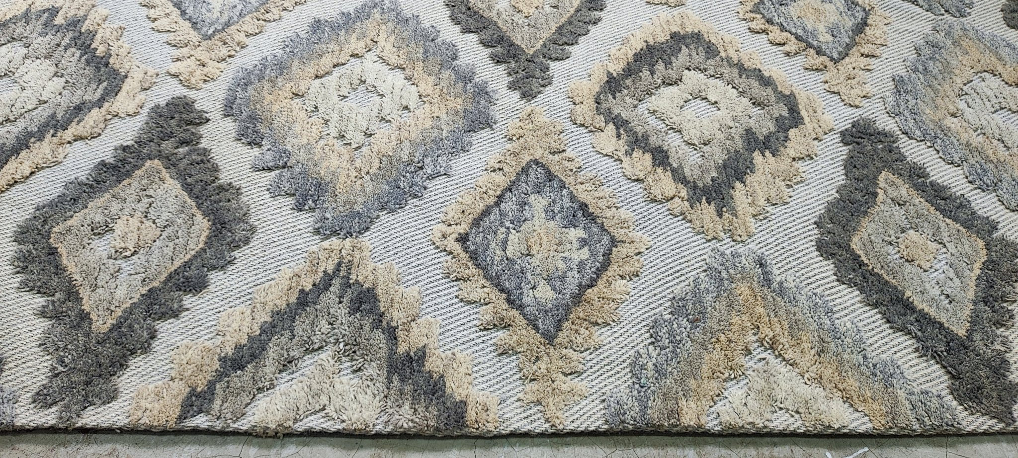 Beachbum Berry's 5x8 Handwoven Grey Mix High Low | Banana Manor Rug Factory Outlet