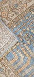 Beatrice 8x10 Light Blue & Rust Oushak | Banana Manor Rug Factory Outlet