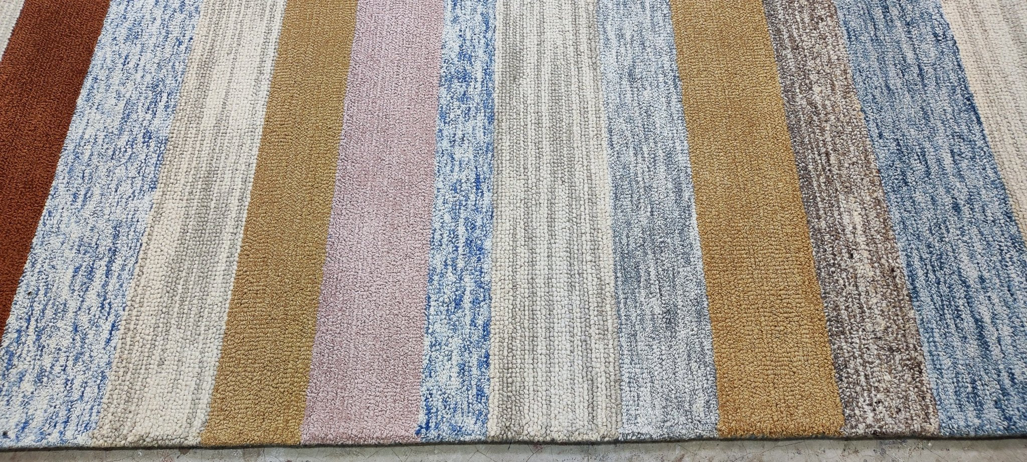 Belinda 5x8 Hand-Tufted Wool Multi Stripe | Banana Manor Rug Factory Outlet