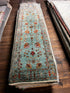 Benesh Teal Afghani Oushak Runner 2.9x8 | Banana Manor Rug Company