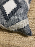 Berburlly Blue and Beige Pillow | Banana Manor Rug Company