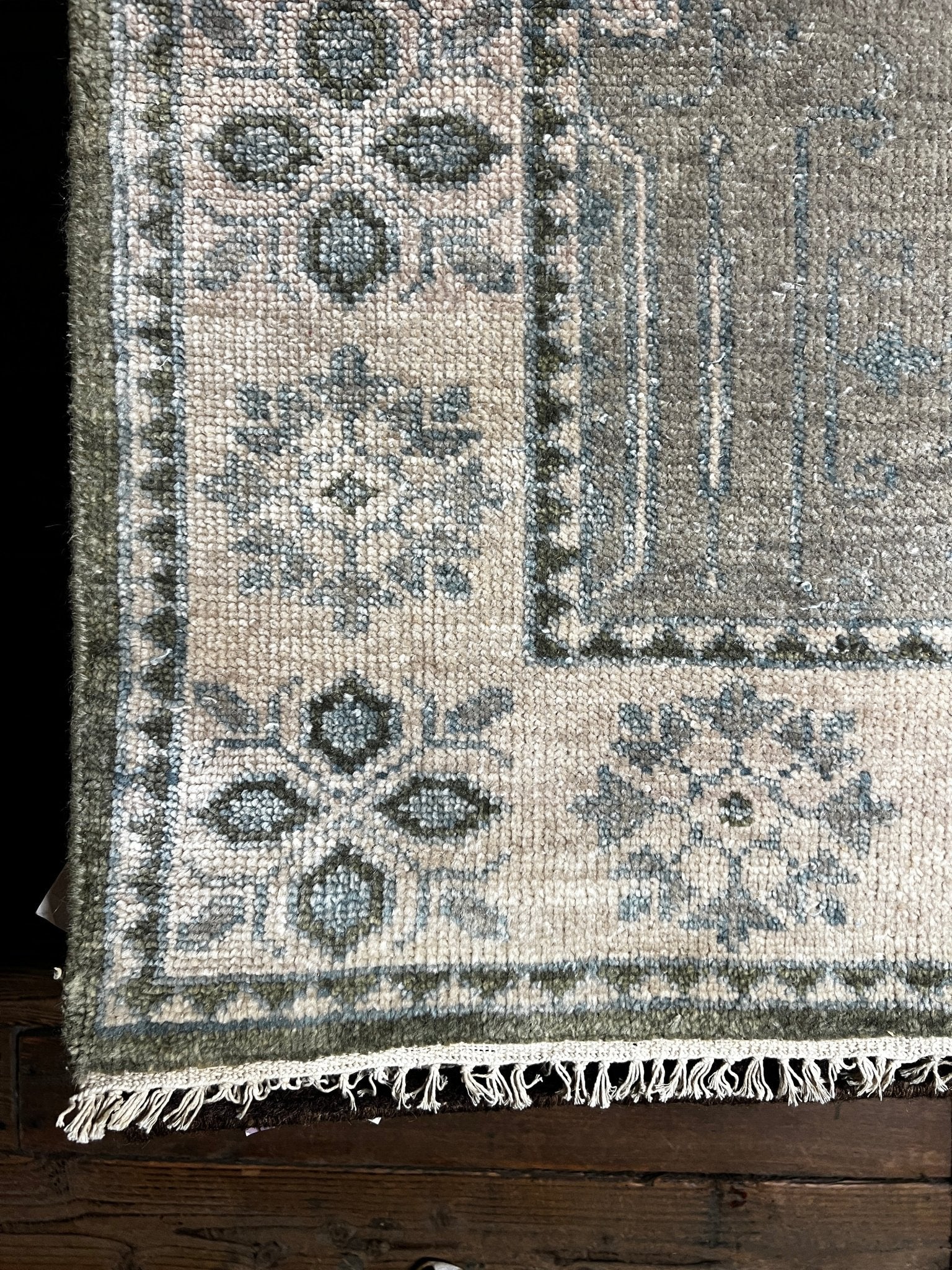 Bernadette Parson 5x8 Hand-Knotted Grey Oushak | Banana Manor Rug Factory Outlet