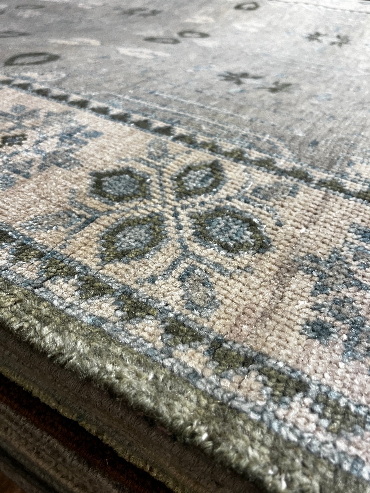 Bernadette Parson 5x8 Hand-Knotted Grey Oushak | Banana Manor Rug Factory Outlet