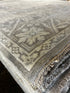 Beth Martin Grey and Silver Hand-Knotted Oushak Rug 8.3x10 | Banana Manor Rug Factory Outlet