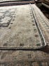 Betsy Rose 7.9x10 Hand-Knotted Grey & Tan Oushak | Banana Manor Rug Factory Outlet