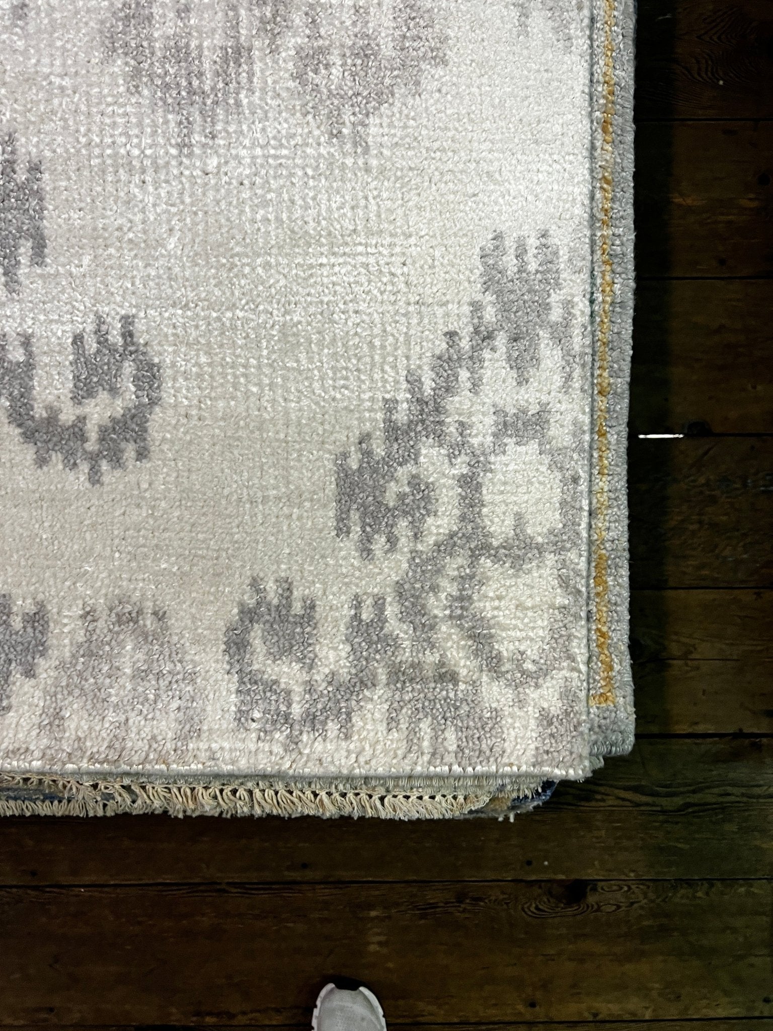 Bibi 4x6 Ivory & Tan Ikat | Banana Manor Rug Factory Outlet