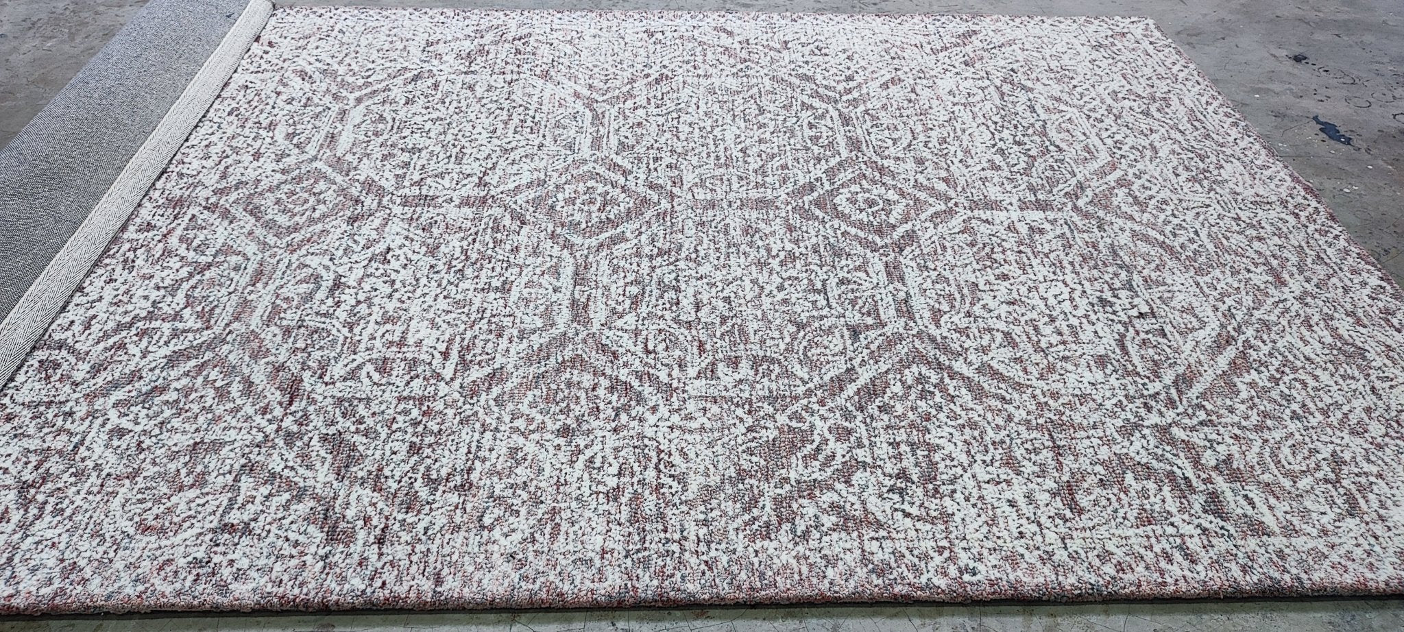 Badass Baxter 5x8 Hand-Tufted Textured Erased β Banana Manor Rug ...