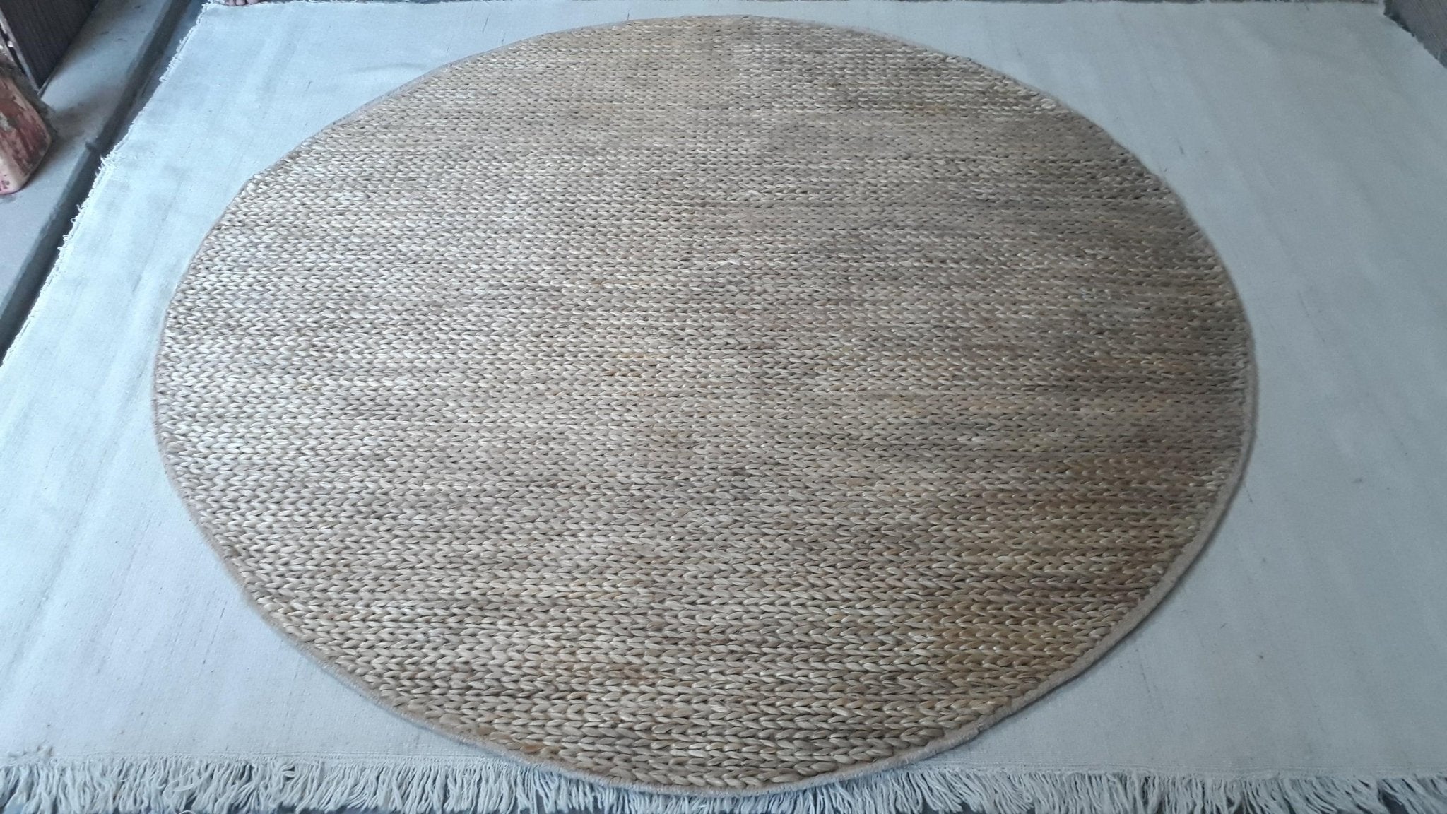 Big Rib Jute Durrie Rug | Banana Manor Rug Factory Outlet