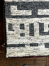 Billy James 5.6x7.6 Hand-Knotted White and Black Modern | Banana Manor Rug Factory Outlet