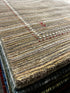 Blanchard 3x4.9 Blue/Cream Handwoven Gabbeh Rug | Banana Manor Rug Factory Outlet