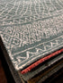 Blue Nile 5x8 Hand-Tufted Green & Ivory Erased | Banana Manor Rug Factory Outlet