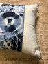 Bob Gnarly Large Blue and White Tie-Dyed Pillow | Banana Manor Rug Company