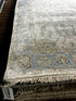 Bobbye 2.9x9.9 Hand Knotted Silver & Aqua Oushak | Banana Manor Rug Factory Outlet
