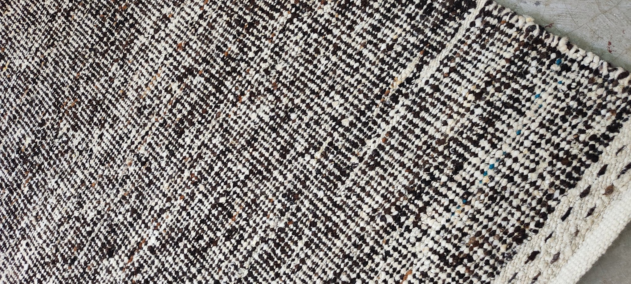 Brian 8x10 Handwoven Textured Wool Durrie | Banana Manor Rug Factory Outlet