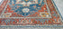 Brigette Romanek Blue and Rust Hand-Knotted Oriental Rug 7.6x10 | Banana Manor Rug Company