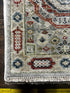 Brigette Romanek Grey and Tan Hand-Knotted Oushak Runner 2.6x14 | Banana Manor Rug Company