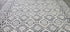 C Note Hand-Knotted Modern Rug Ivory and Dark Grey High-Low 9.3x12 | Banana Manor Rug Company