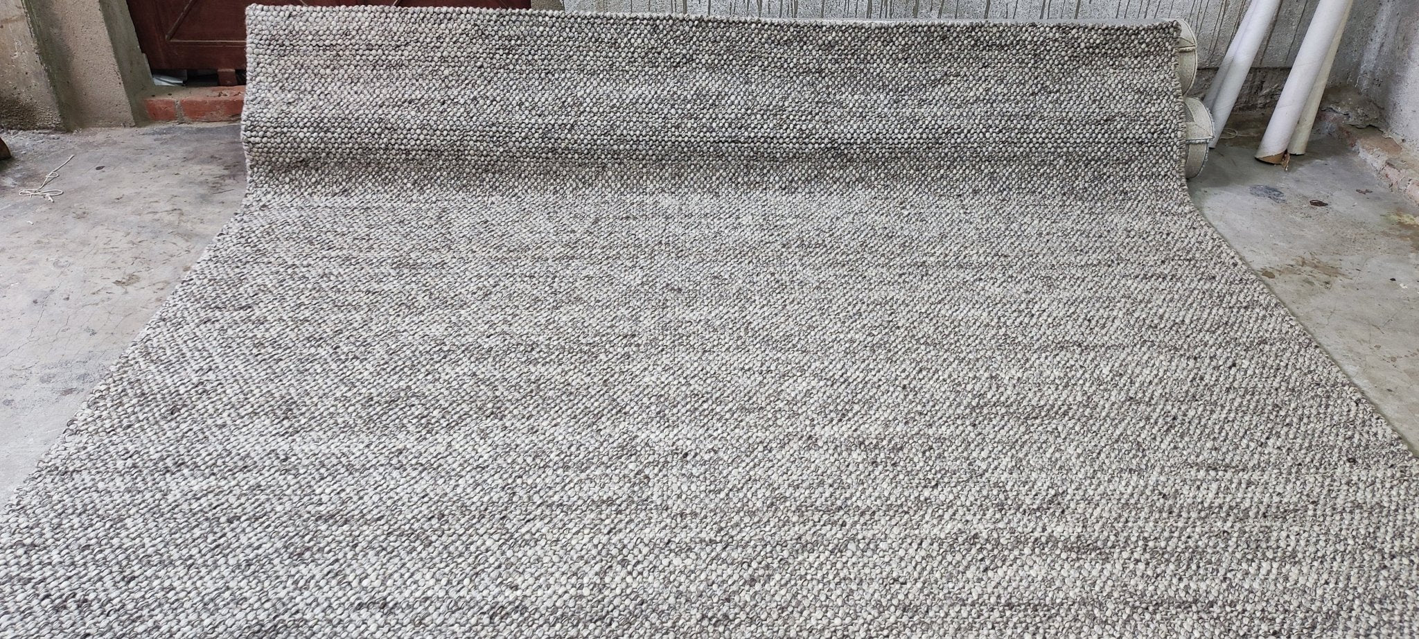 Candlelight Handwoven Pet Grey & Beige Full Loop (Multiple Sizes) | Banana Manor Rug Factory Outlet