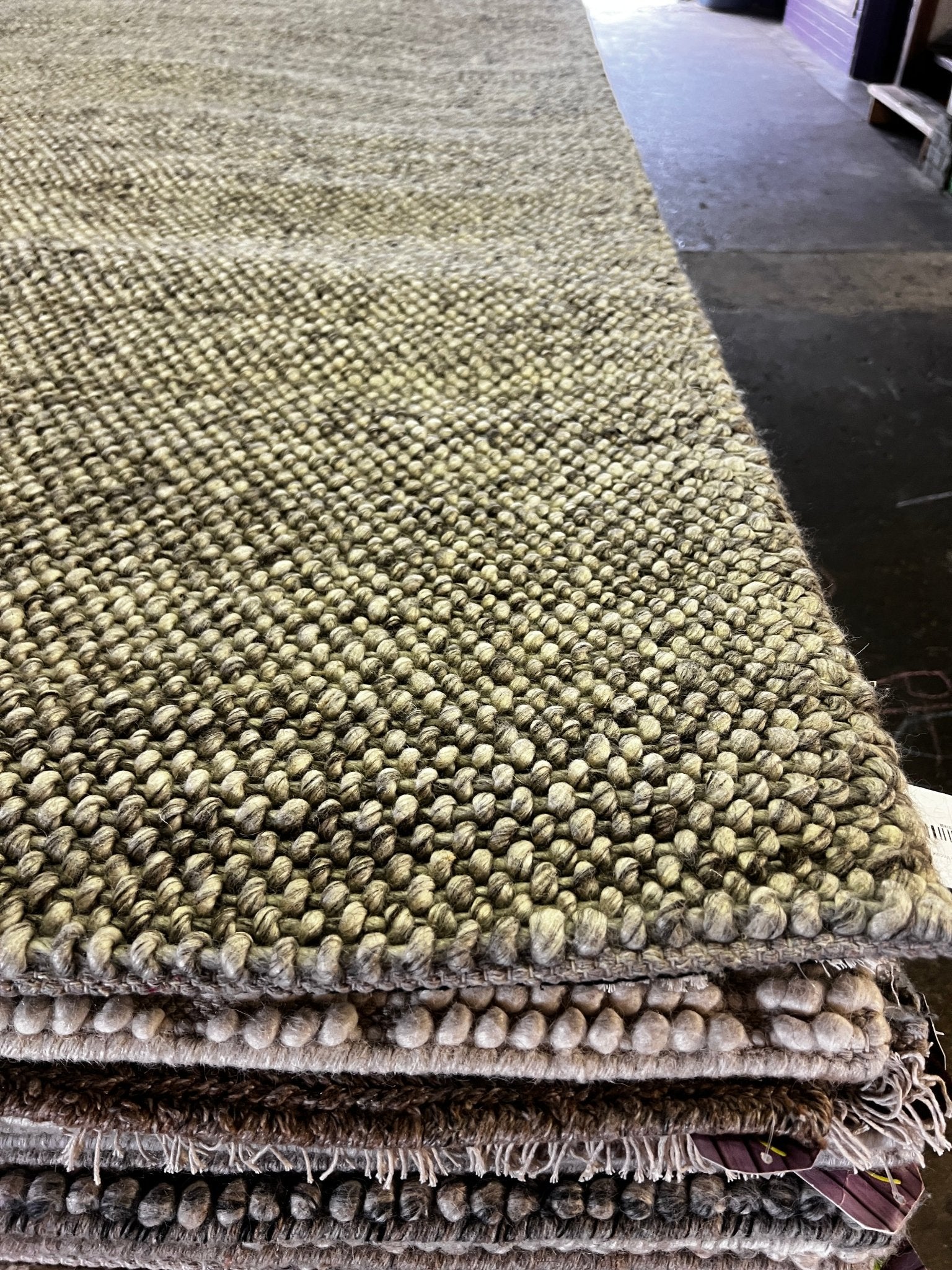 Candlelight Handwoven Pet Grey & Beige Full Loop (Multiple Sizes) | Banana Manor Rug Factory Outlet