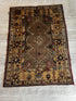 Cansu 4.5x6.2 Turkish Vintage Oushak Red and Brown Rug | Banana Manor Rug Factory Outlet