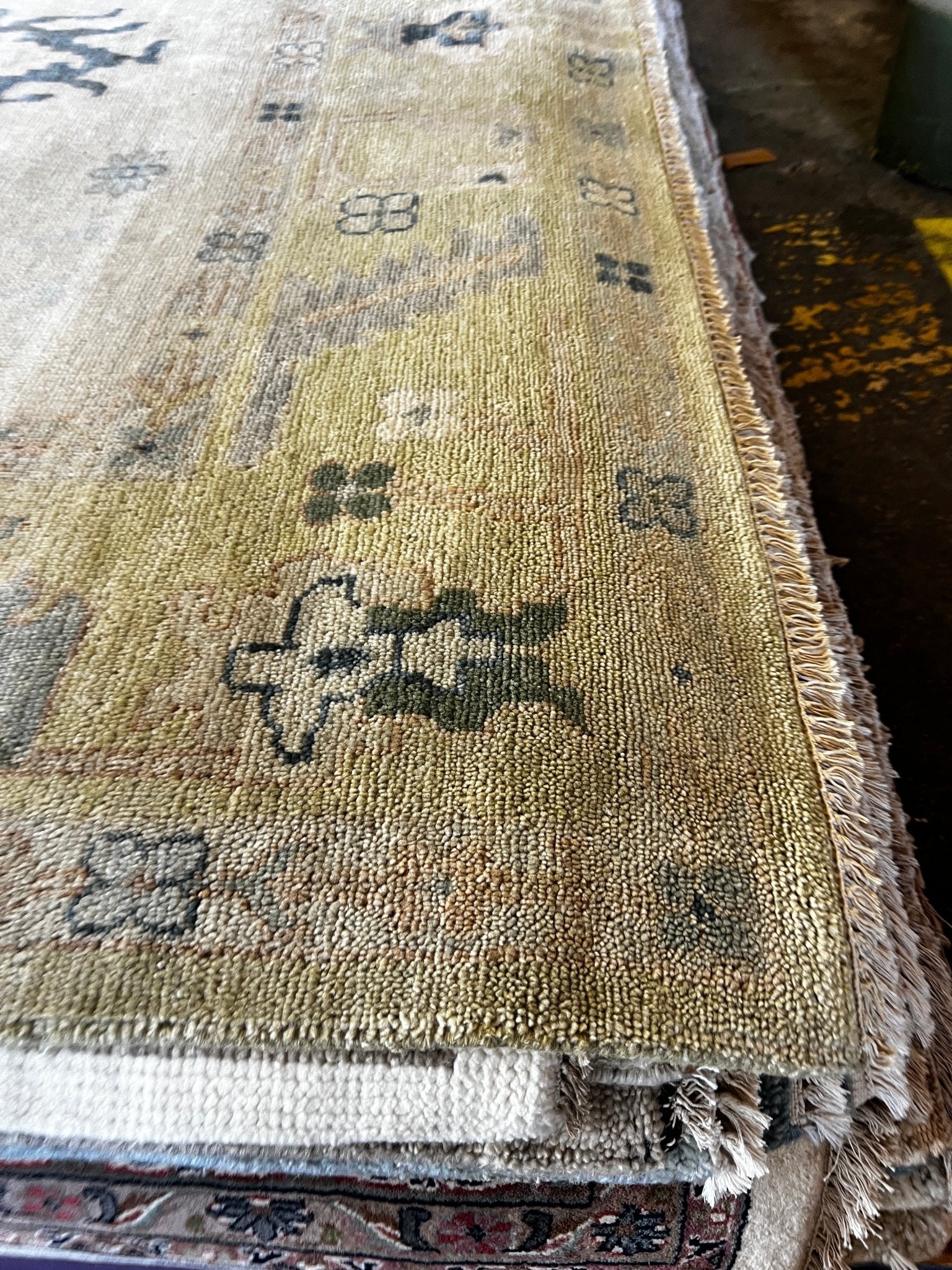 Carlotta 9x12 Tan & Grey Oushak | Banana Manor Rug Factory Outlet