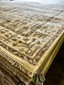 Carmen’s Carnival 9.6x12 Beige and Brown Hand-Knotted Oushak Rug | Banana Manor Rug Factory Outlet