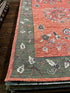 Carousel 5x8 Hand-Tufted Soft Red & Green Floral | Banana Manor Rug Factory Outlet