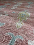 Catherine Garglealot 10x13.9 Pink and Light Green Hand-Knotted Oushak Rug | Banana Manor Rug Company