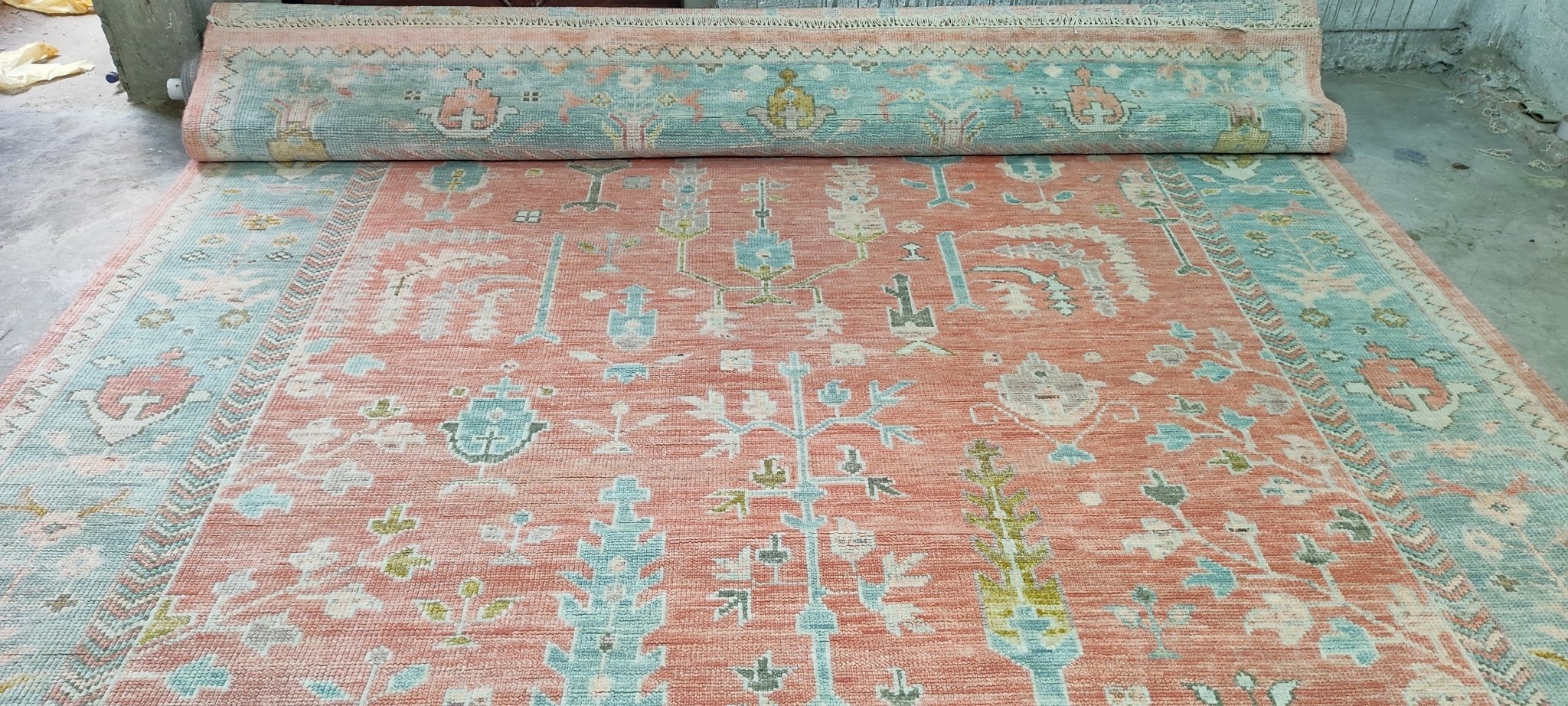 https://bananamanor.com/cdn/shop/products/catherine-garglealot-10x139-pink-and-light-green-hand-knotted-oushak-rug-339681.jpg?v=1683156531