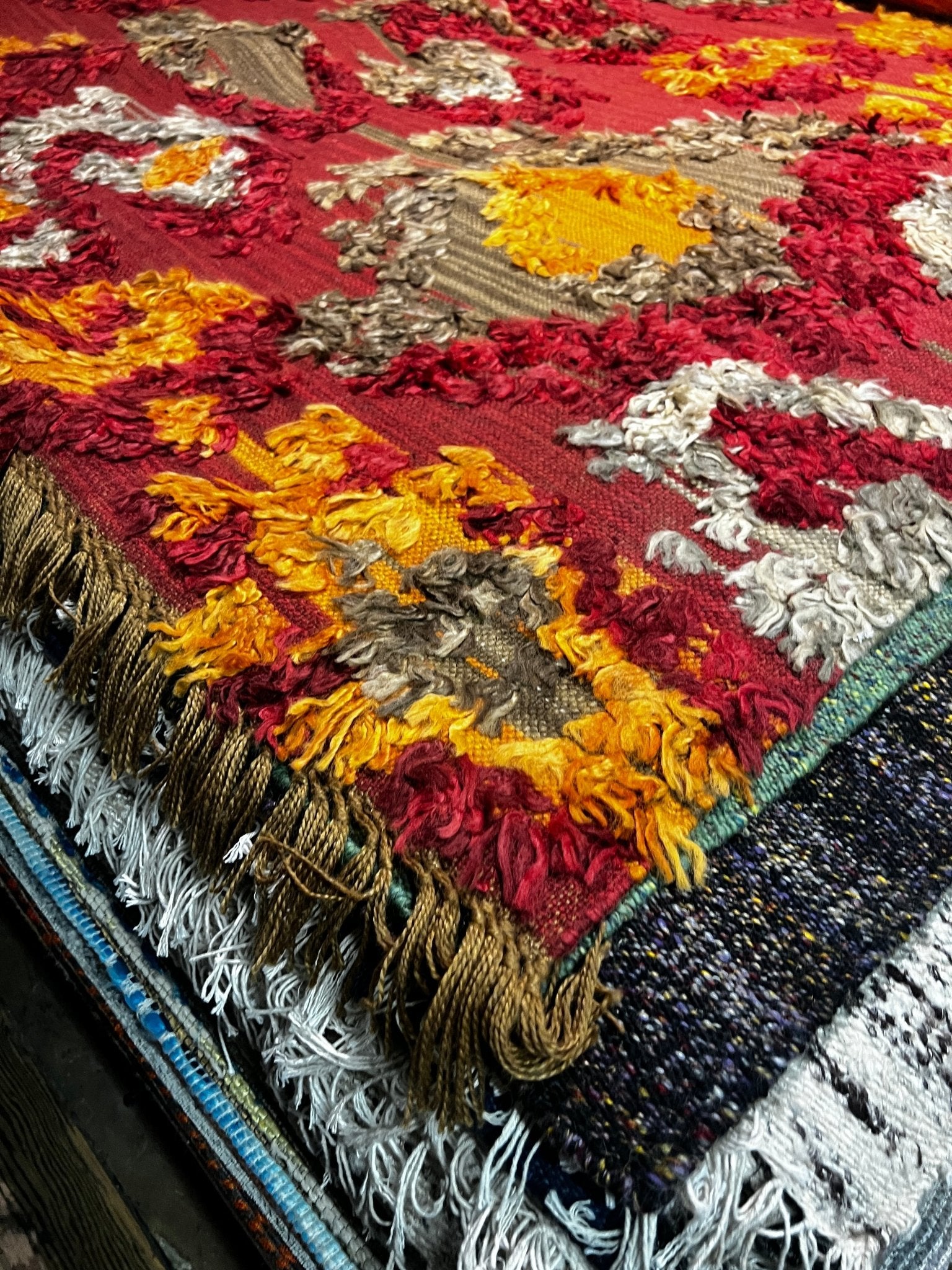 Catriona 5x7.9 Handwoven Durrie | Banana Manor Rug Factory Outlet