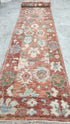 Cecily 2.6x14.3 Rust Hand-Knotted Oushak Runner | Banana Manor Rug Company
