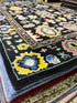 Celestina 3.9x5.9 Black Oushak | Banana Manor Rug Factory Outlet