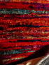 Charles Knight Hand-Knotted Red Multi-Color Textured 5x6.9 | Banana Manor Rug Company