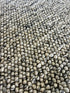 Charlotte Lennox Handwoven Wool Durrie Natural Grey Loop Ball 9x12.6 | Banana Manor Rug Company