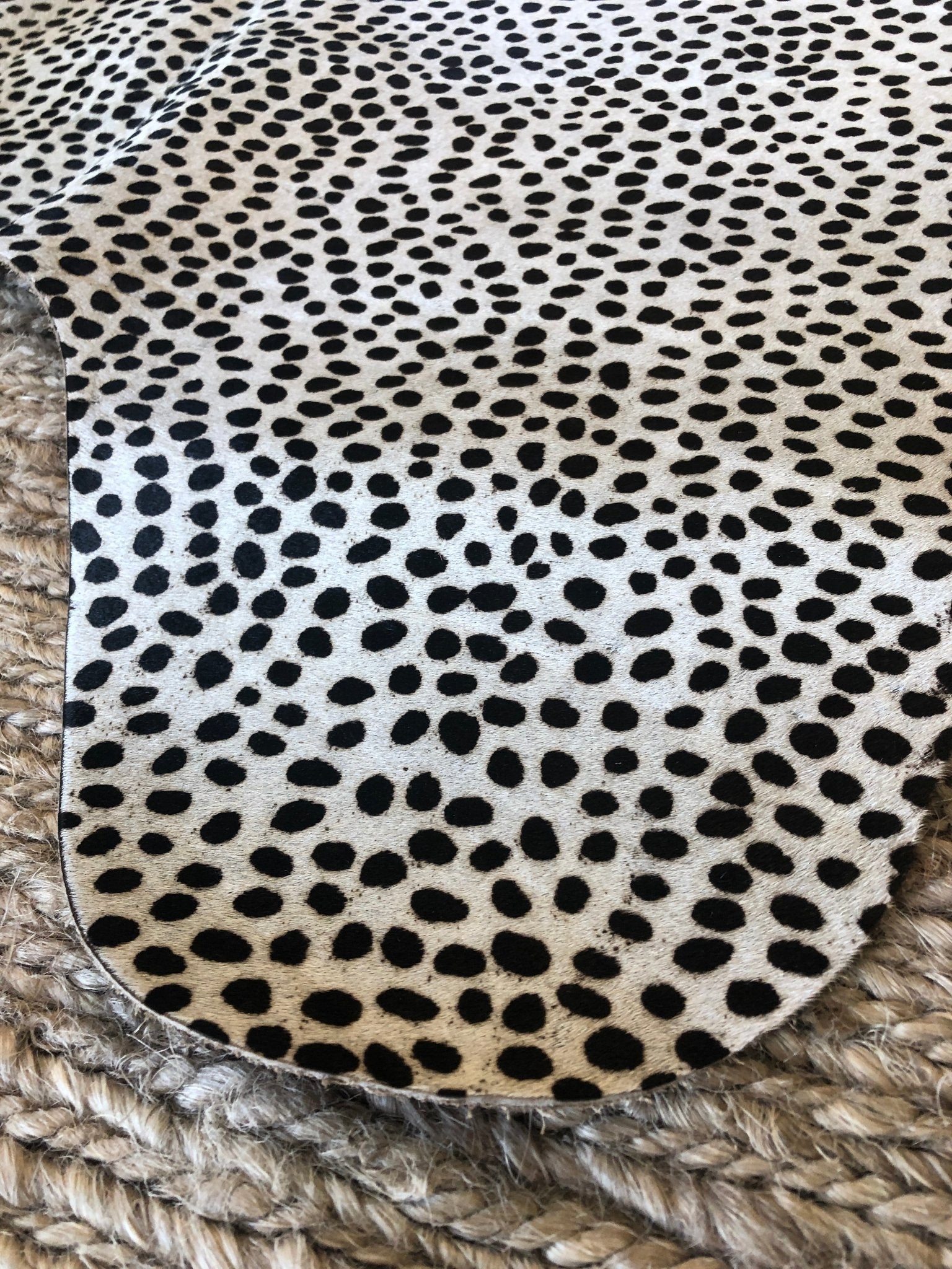 Cheetah Print Cowhide Rug | Banana Manor Rug Company