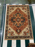 Chelsea Rust/Blue Hand Knotted Oriental 6.2x8.10 Rug | Banana Manor Rug Company