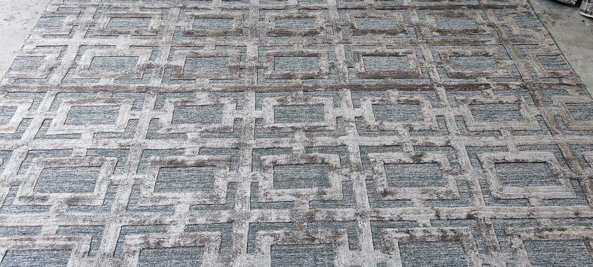 Chocoball 8.3x10 Hand-Knotted Grey Modern | Banana Manor Rug Factory Outlet