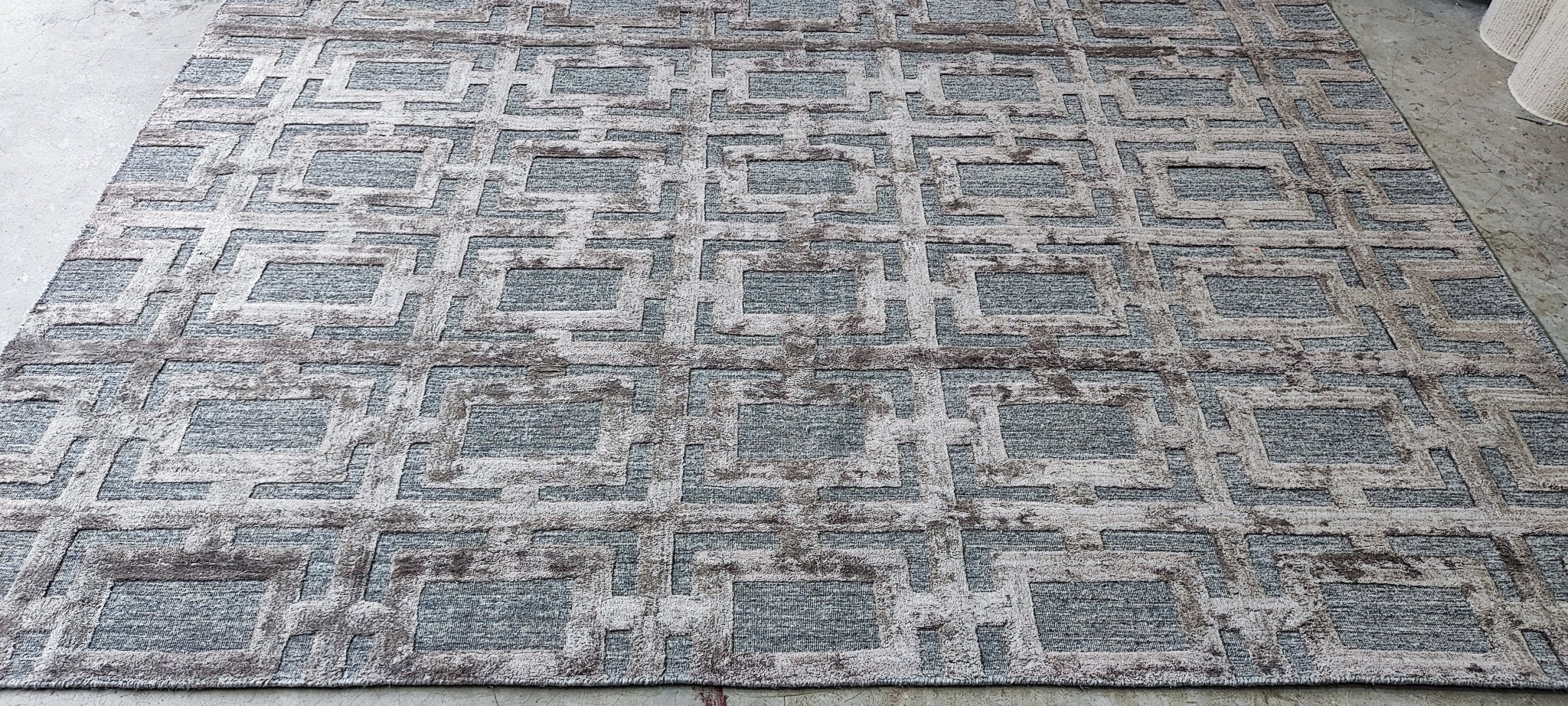 Chocoball 8.3x10 Hand-Knotted Grey Modern | Banana Manor Rug Factory Outlet