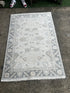 Christa Speck 4x6 Hand-Knotted Aqua & Grey Turkish Oushak | Banana Manor Rug Factory Outlet