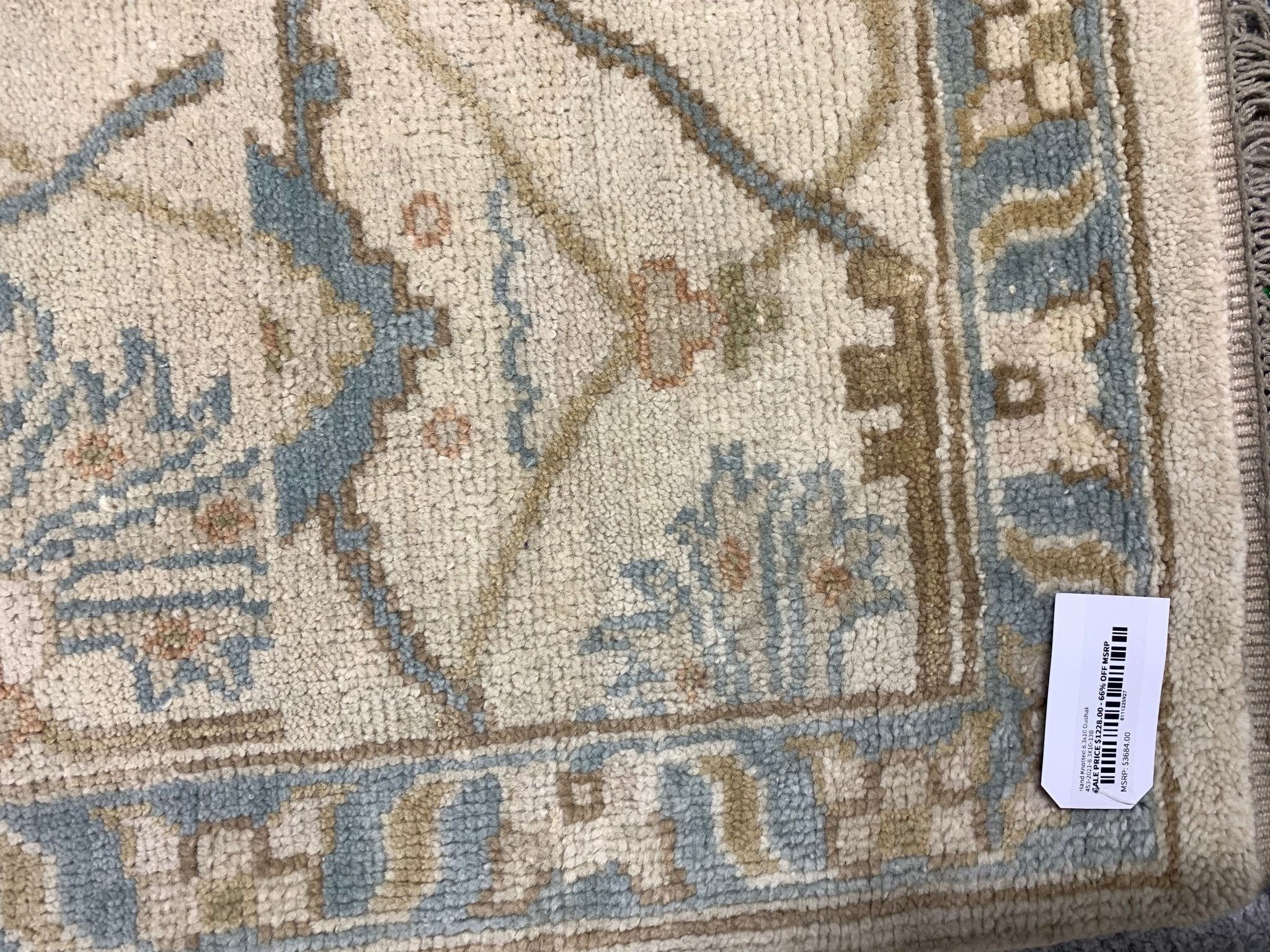 Claire Hand-Knotted 8.3x10 Oushak | Banana Manor Rug Company