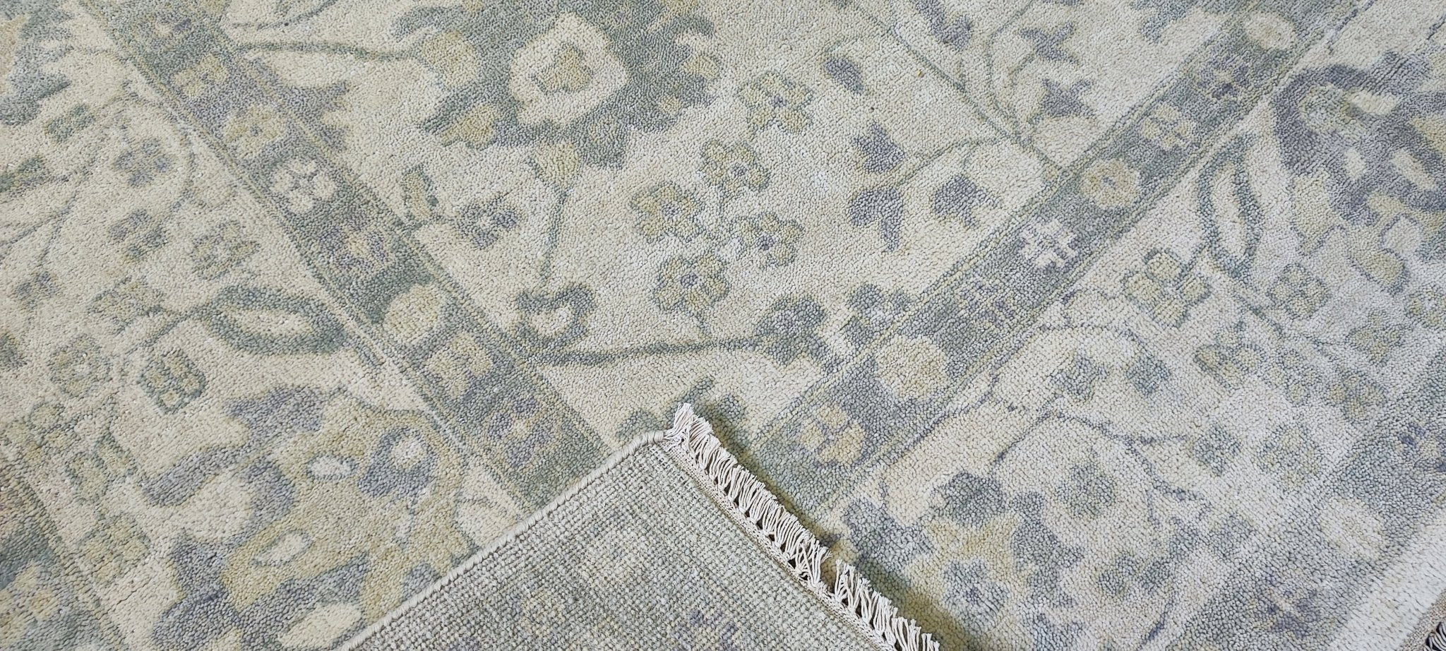 Clarisse 8x10 Ivory Oushak | Banana Manor Rug Factory Outlet