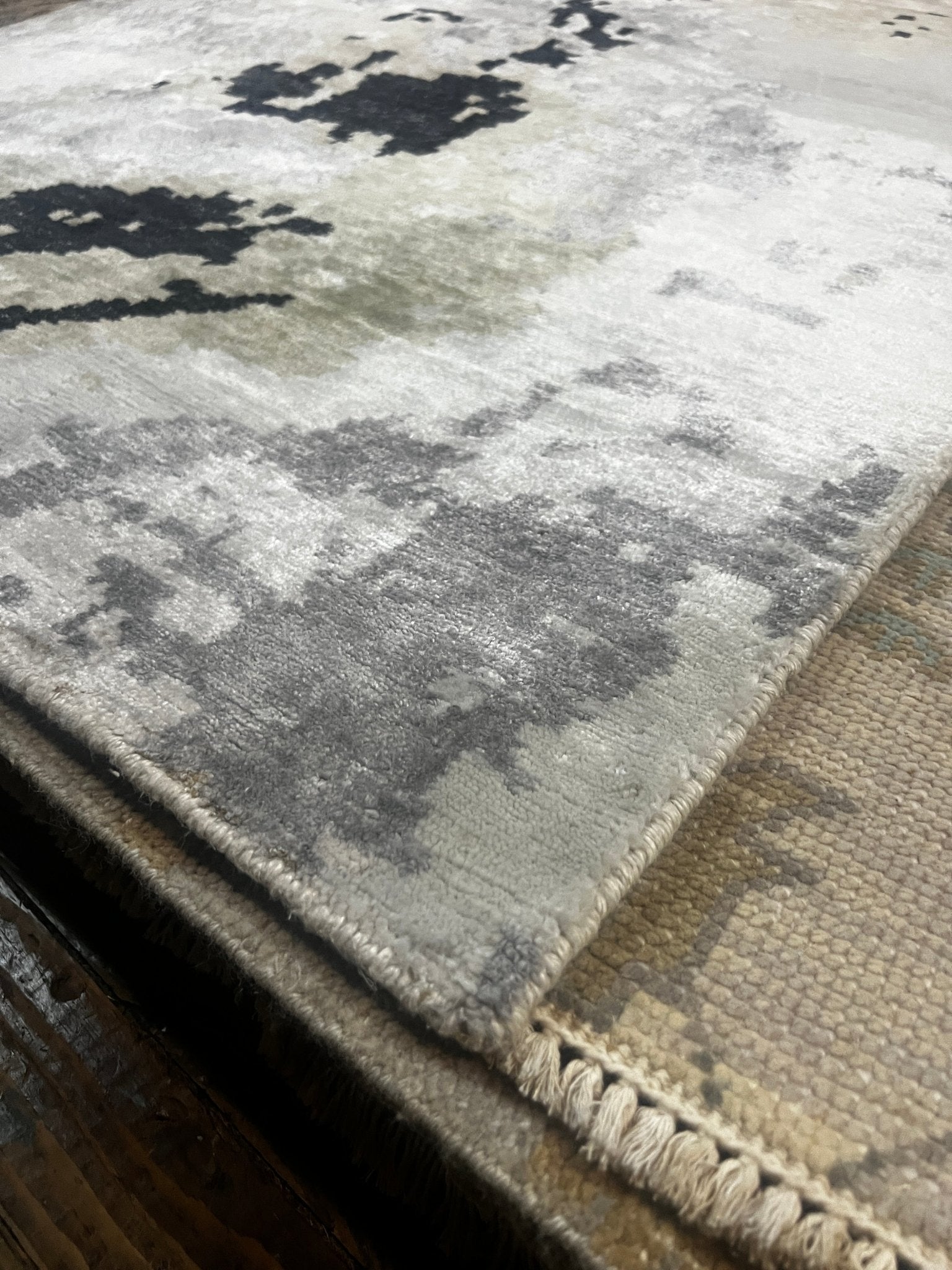 Claude Clemenceau 5x7.9 Hand-Knotted Modern Abstract Rug | Banana Manor Rug Factory Outlet